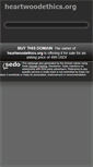Mobile Screenshot of heartwoodethics.org